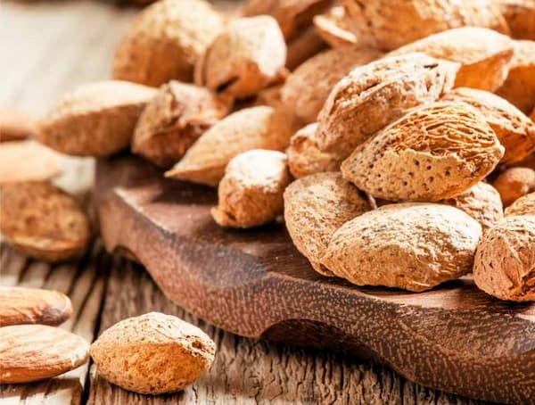 تصویر 1 از قیمت خرید بادام منقا شور + فروش ویژه